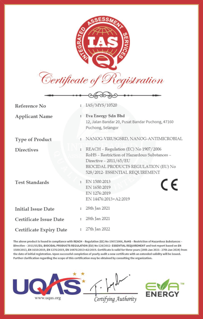 CE Certification - NanoG